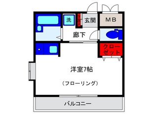 ＣＯＭＯＲＩＳＴＡＲ豊中の物件間取画像